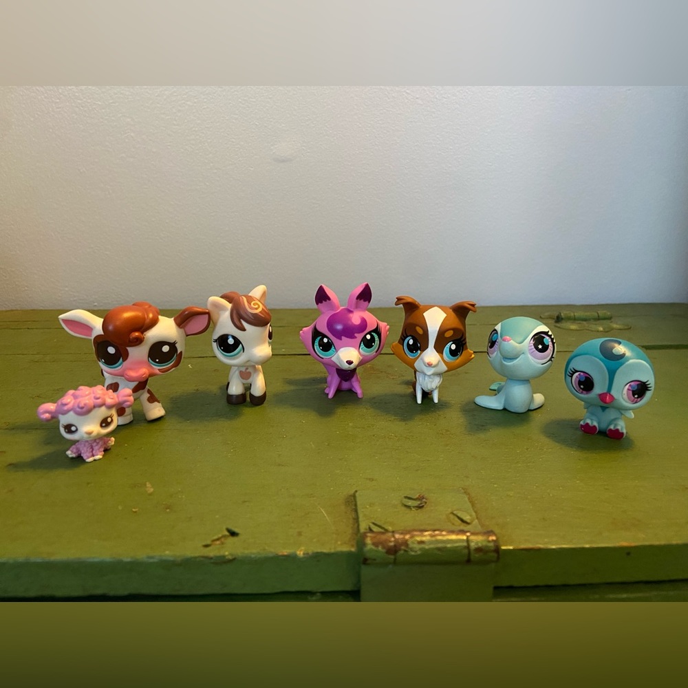 LPS Littlest Pet Shop generation 3 and 4 pets (7 pcs)